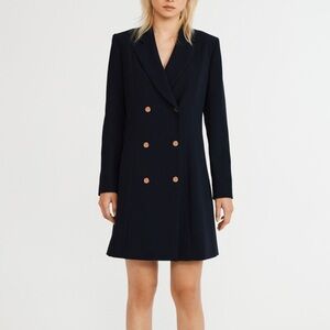 Claudie Pierlot Black Double-Breasted Women's Blazer Dress